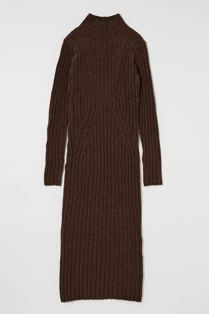 MOUSSY「VELOUR TOUCH KNIT ドレス」|ワンピース|