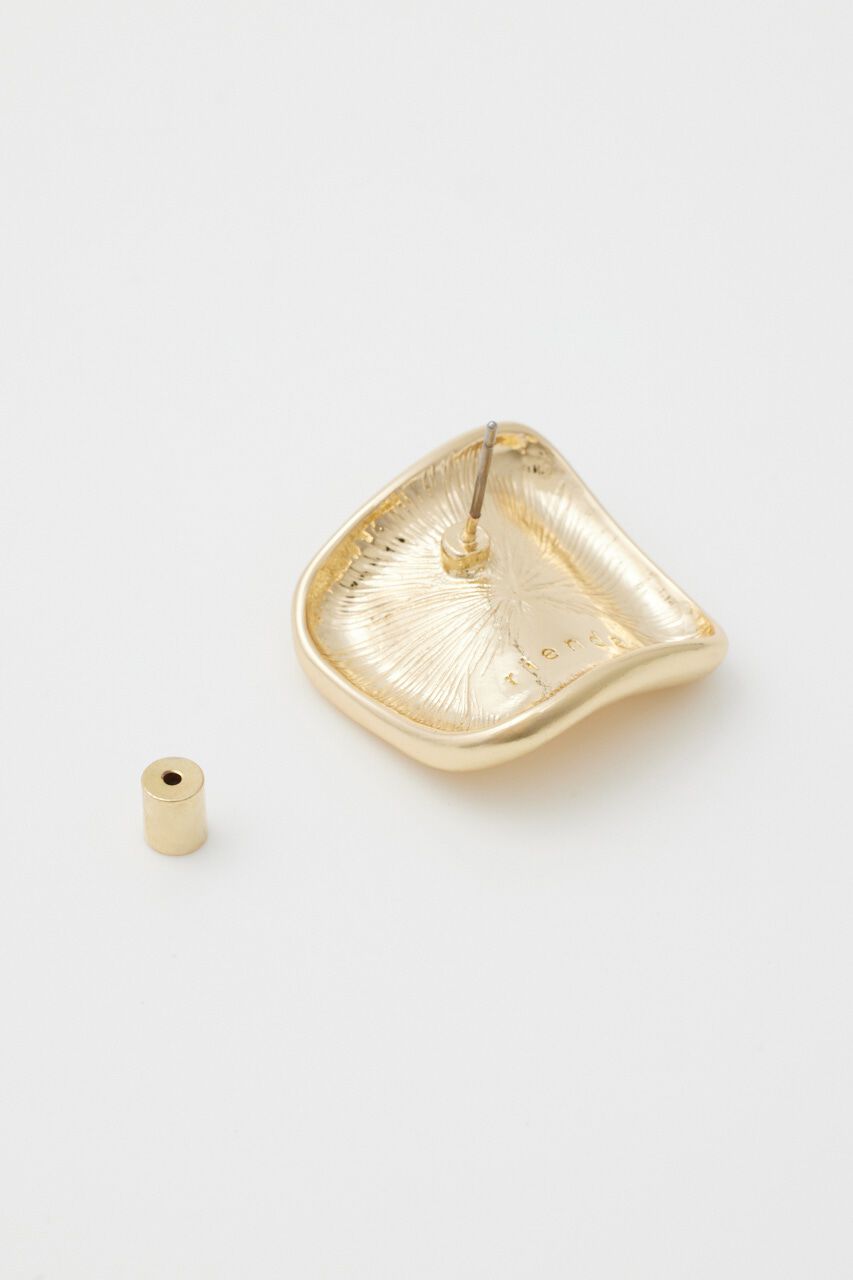 rienda「スクエアフォールドピアス」|ピアス|