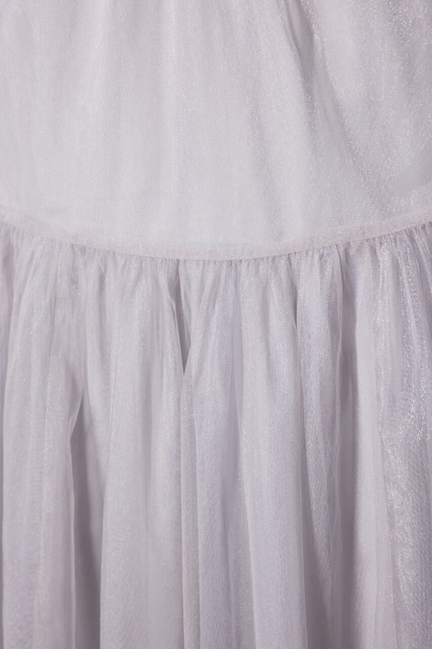 rienda「配色チュールティアードスカート」|スカート|