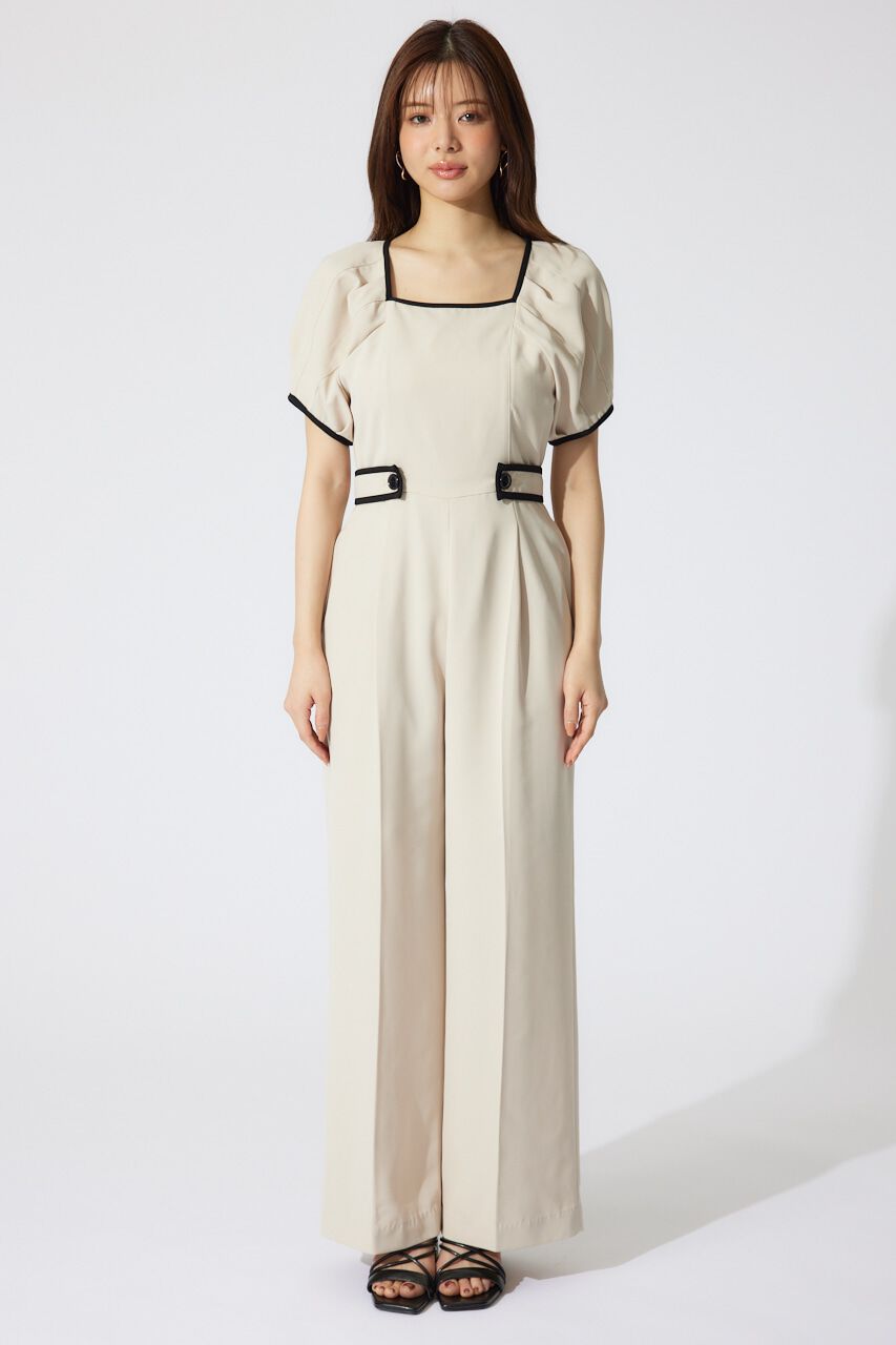 rienda「バイカラーロンパース」|ワンピース|