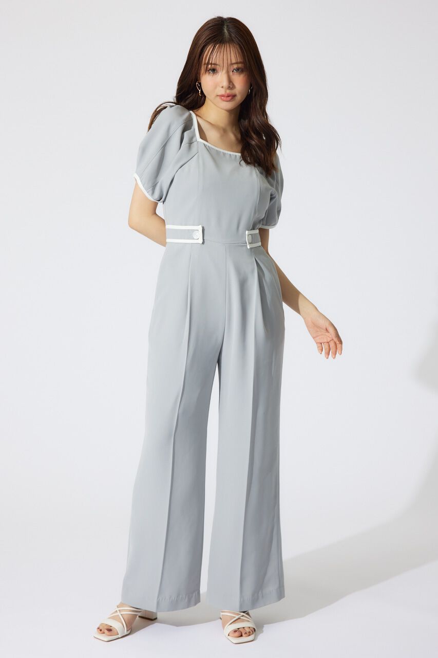 rienda「バイカラーロンパース」|ワンピース|