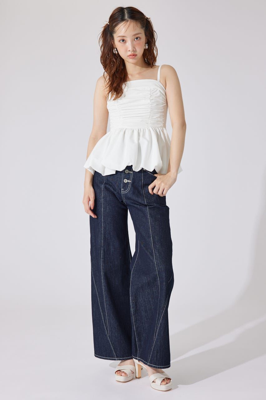 rienda「ペプラムベアトップス」|シャツ・ブラウス|