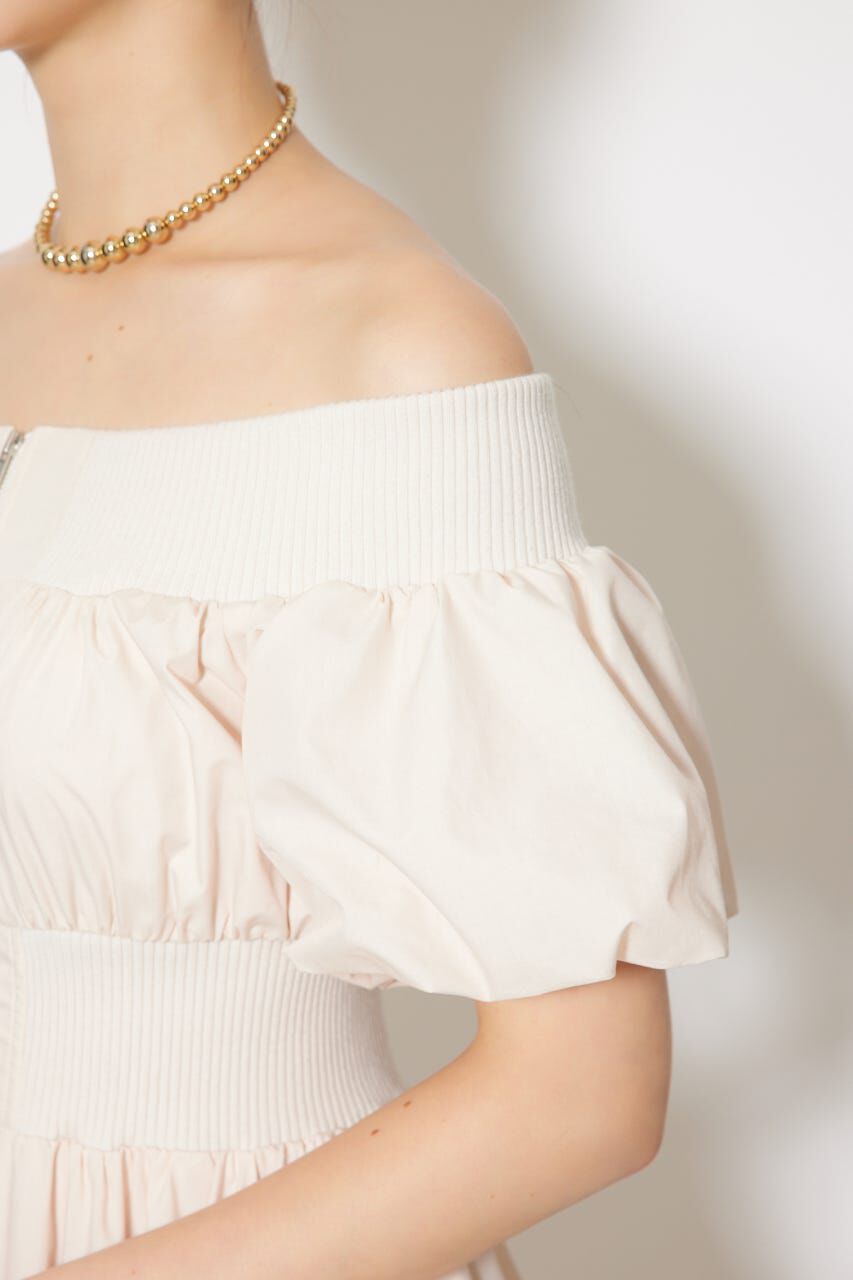 rienda「MA-1オフショルフレアワンピース」|ワンピース|