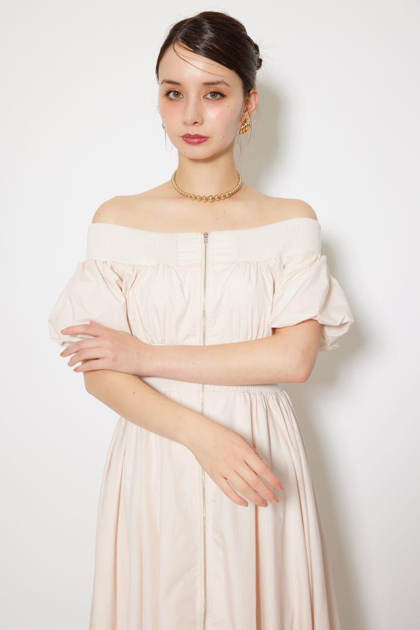 rienda「MA-1オフショルフレアワンピース」|ワンピース|