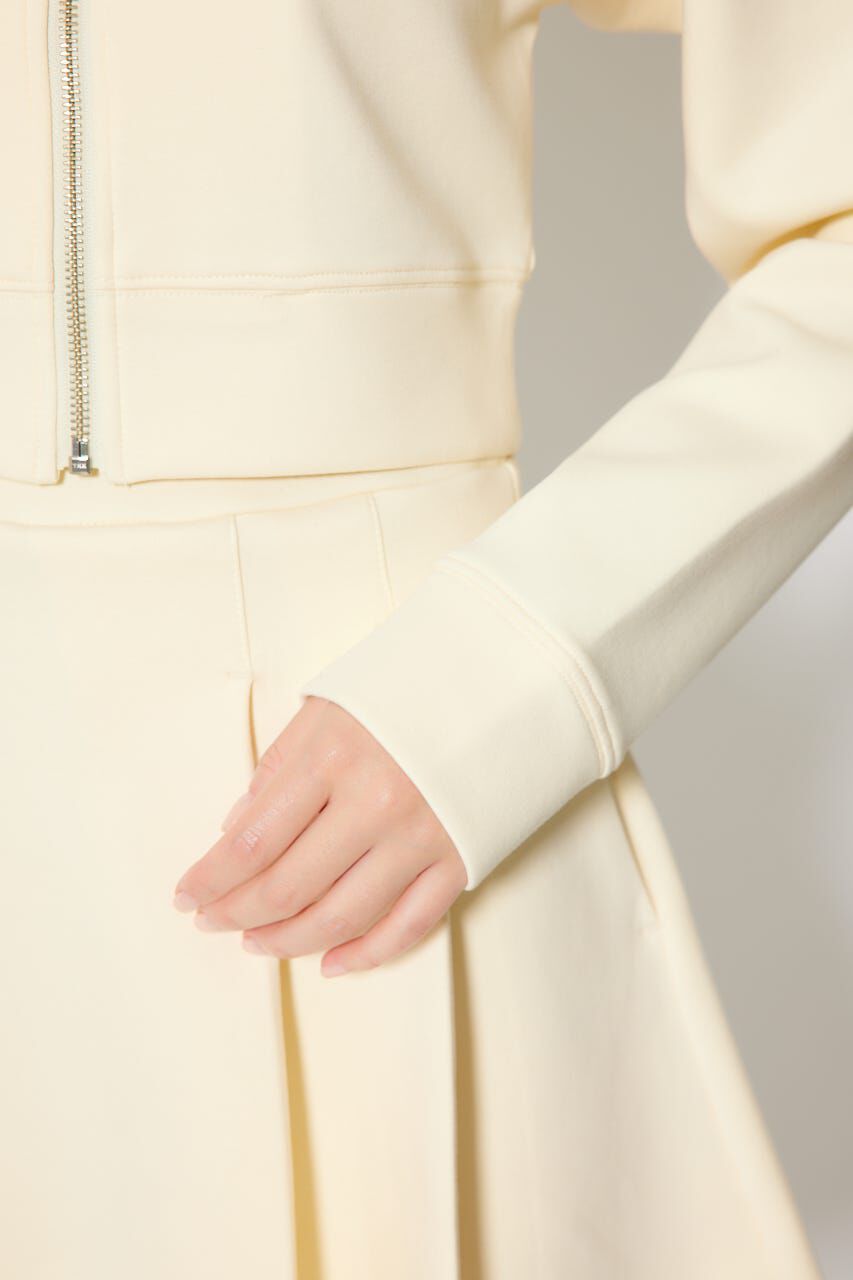 rienda「BIGカラーフロントZIPトップス」|Tシャツ・カットソー|