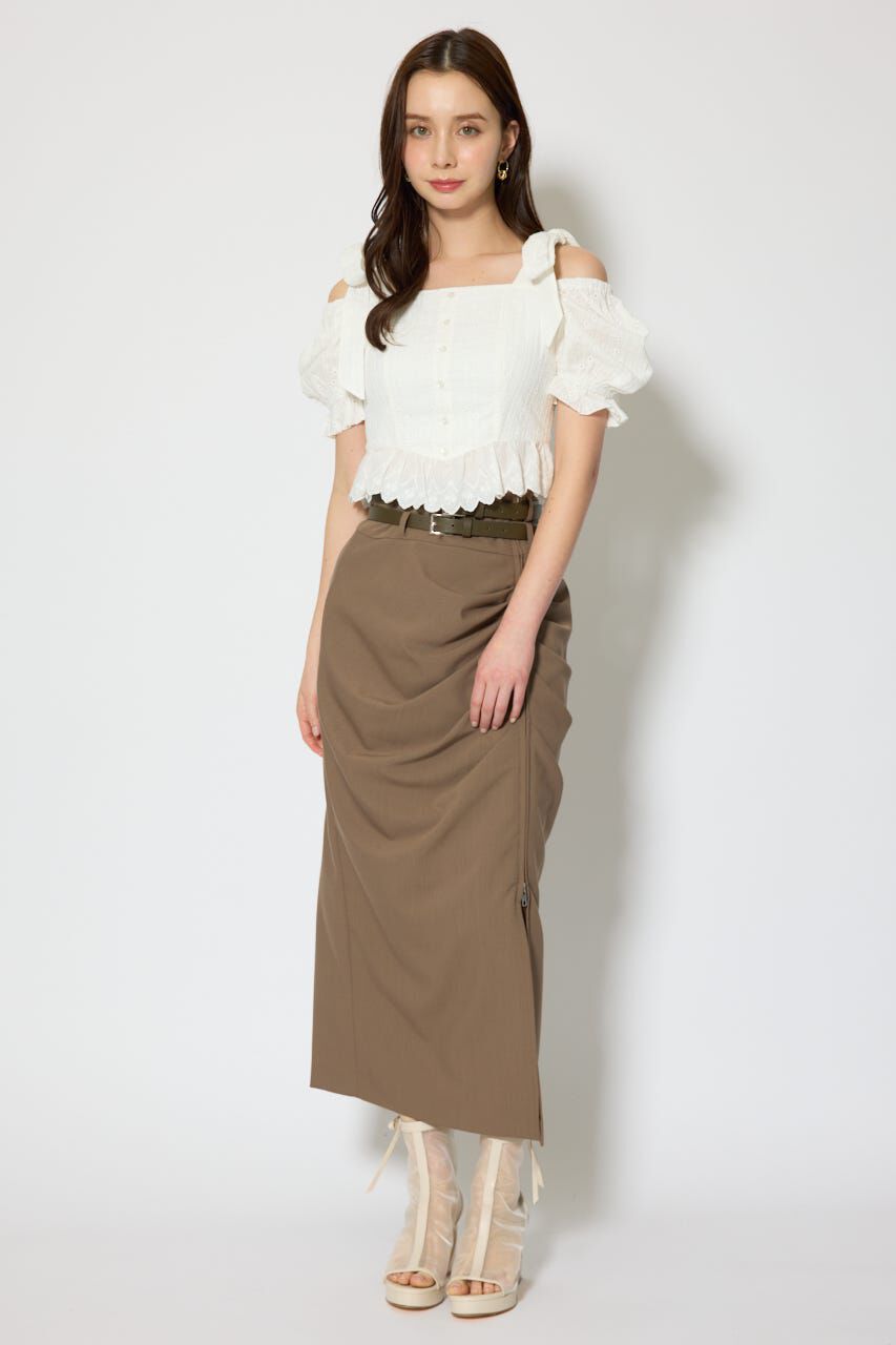 rienda「コットンレースブラウス」|シャツ・ブラウス|