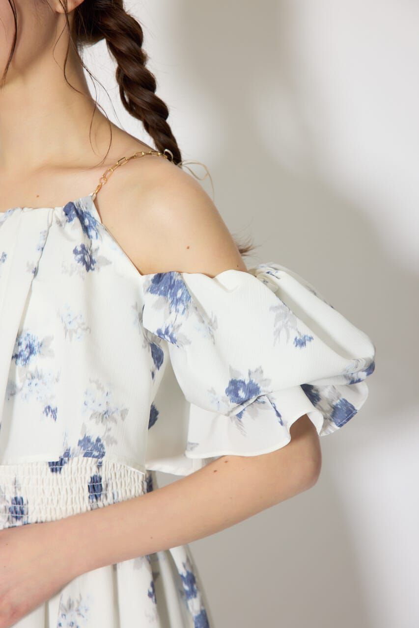 rienda「ウエストシャーリング2WAYフレアワンピース」|ワンピース|