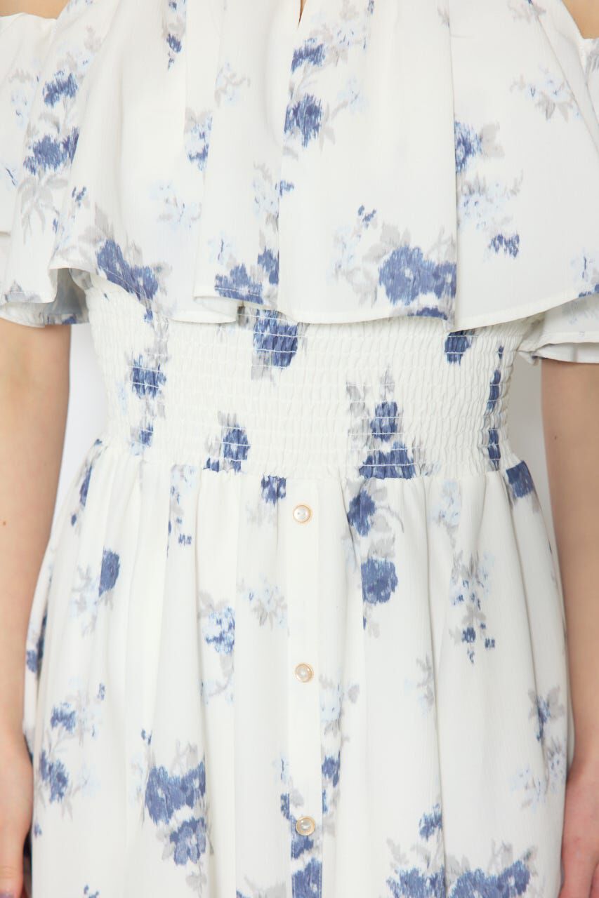 rienda「ウエストシャーリング2WAYフレアワンピース」|ワンピース|