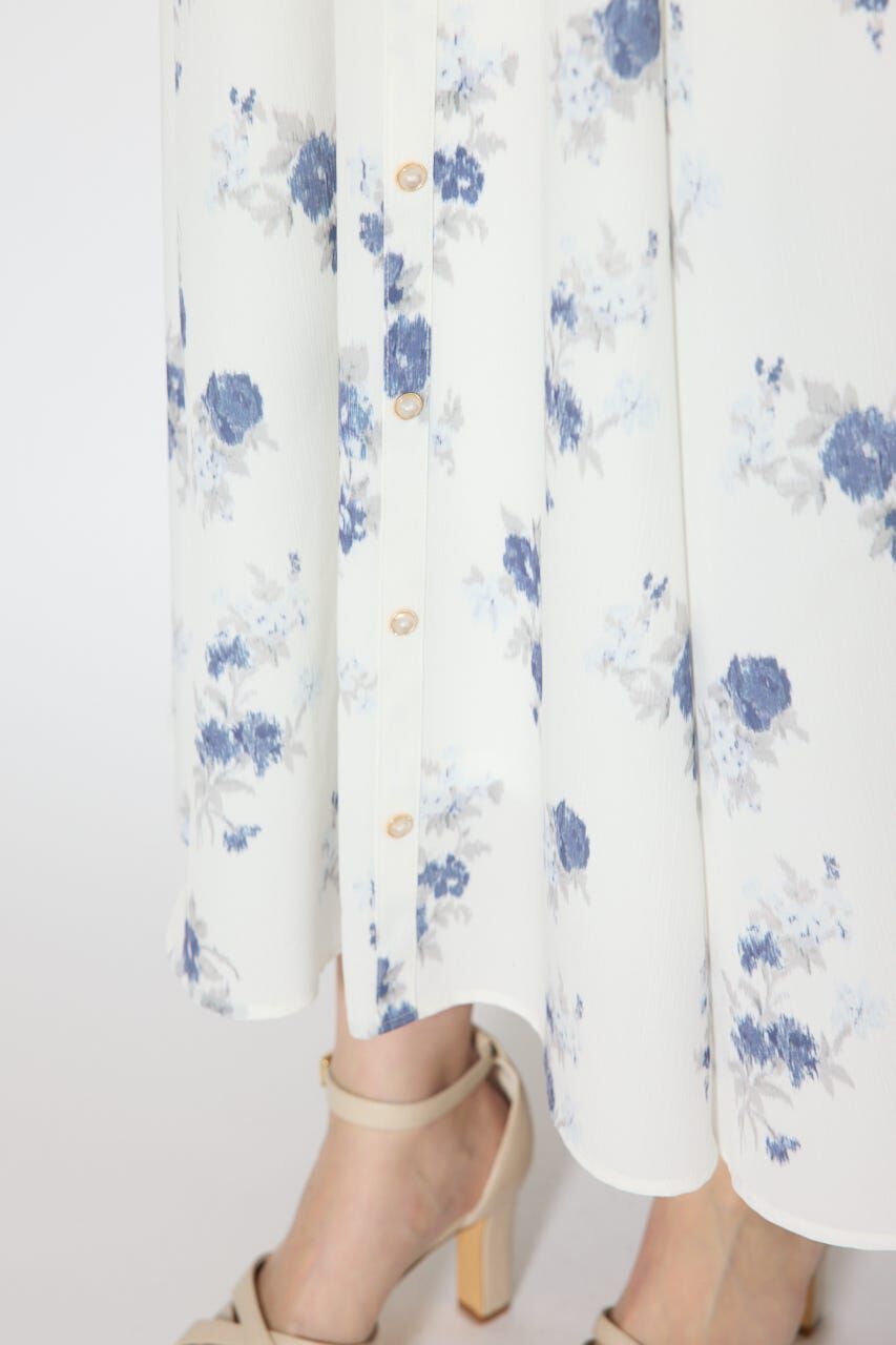 rienda「ウエストシャーリング2WAYフレアワンピース」|ワンピース|