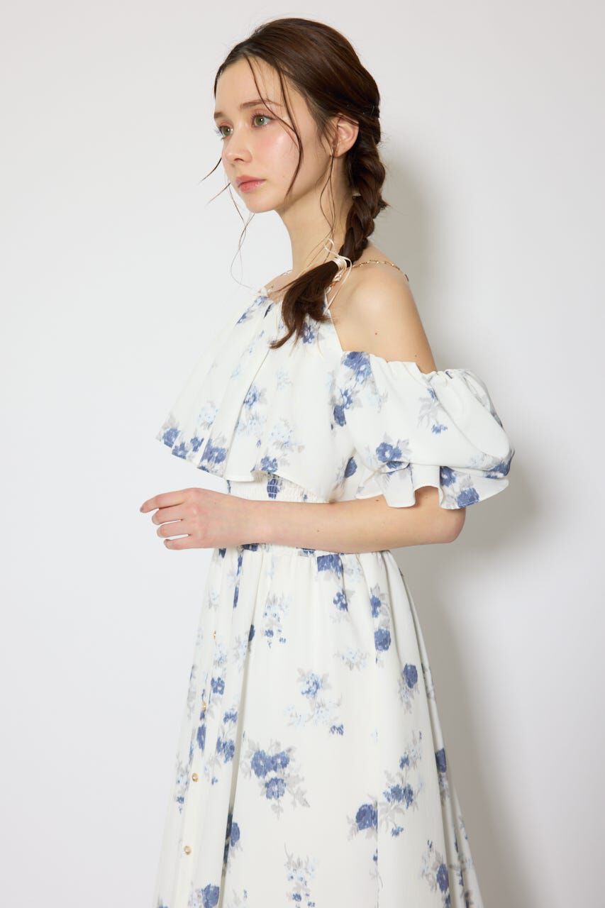 rienda「ウエストシャーリング2WAYフレアワンピース」|ワンピース|