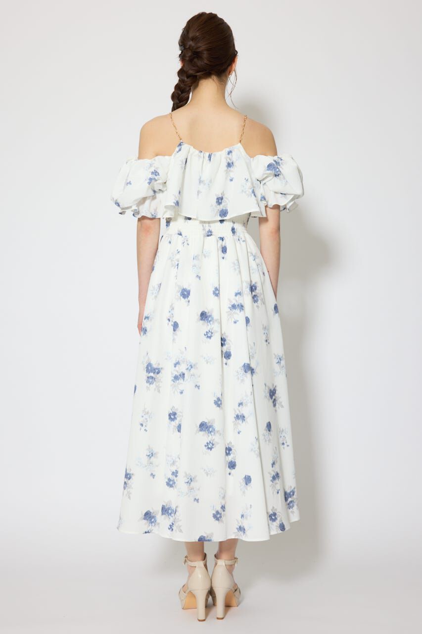 rienda「ウエストシャーリング2WAYフレアワンピース」|ワンピース|