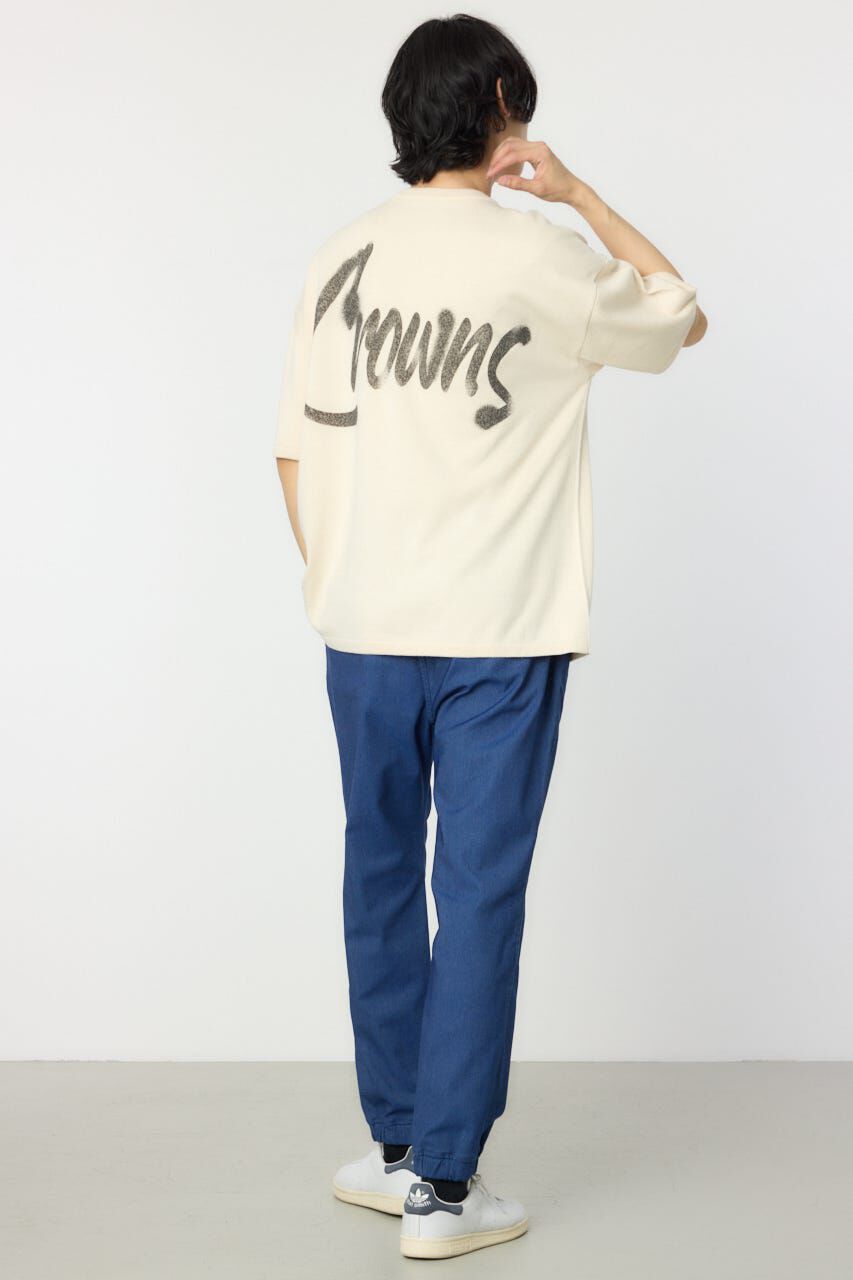 RODEO CROWNS「メンズスプレーロゴニットトップス」|ニット・セーター|