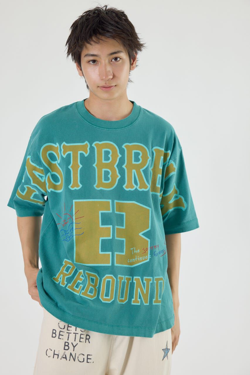 RODEO CROWNS「FASTBREAKピグメントTシャツ」|Tシャツ・カットソー|