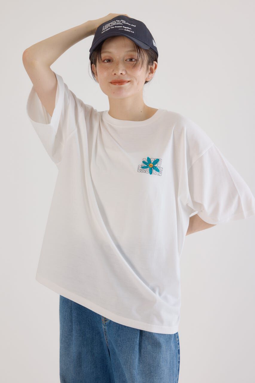RODEO CROWNS「フラワークロスパッチTシャツ」|Tシャツ・カットソー|