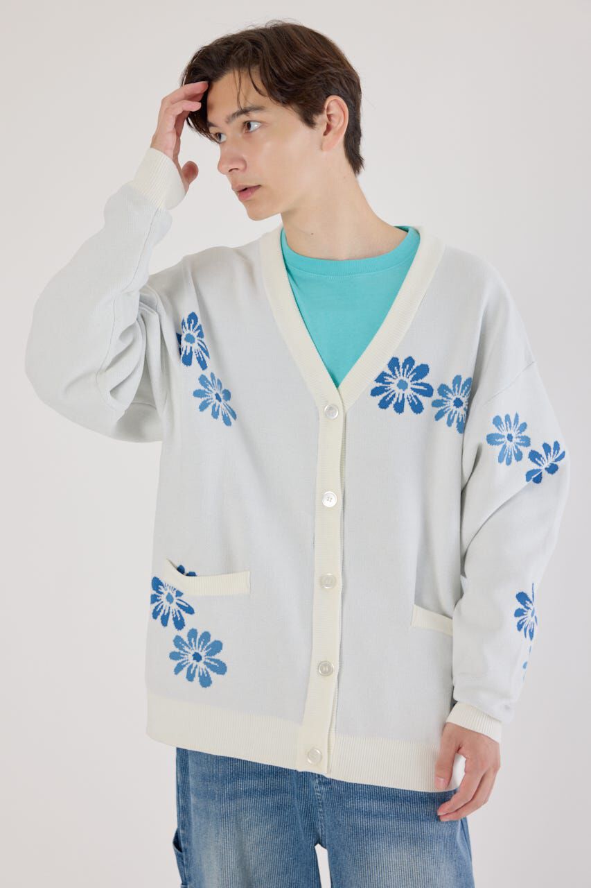 RODEO CROWNS「フォーリングフラワーニットカーディガン」|カーディガン|