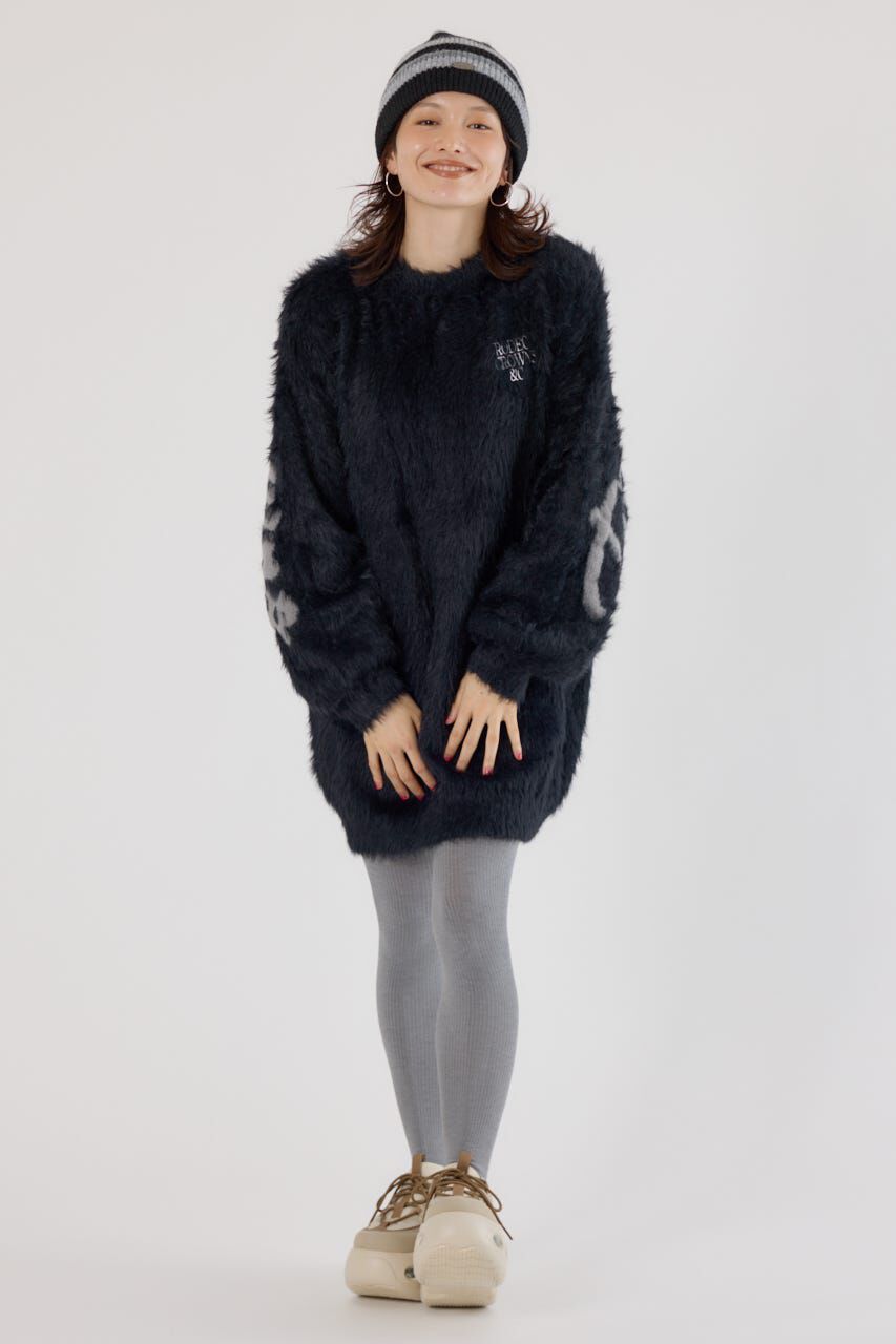 RODEO CROWNS「シャギーロゴニットワンピース」|ワンピース|