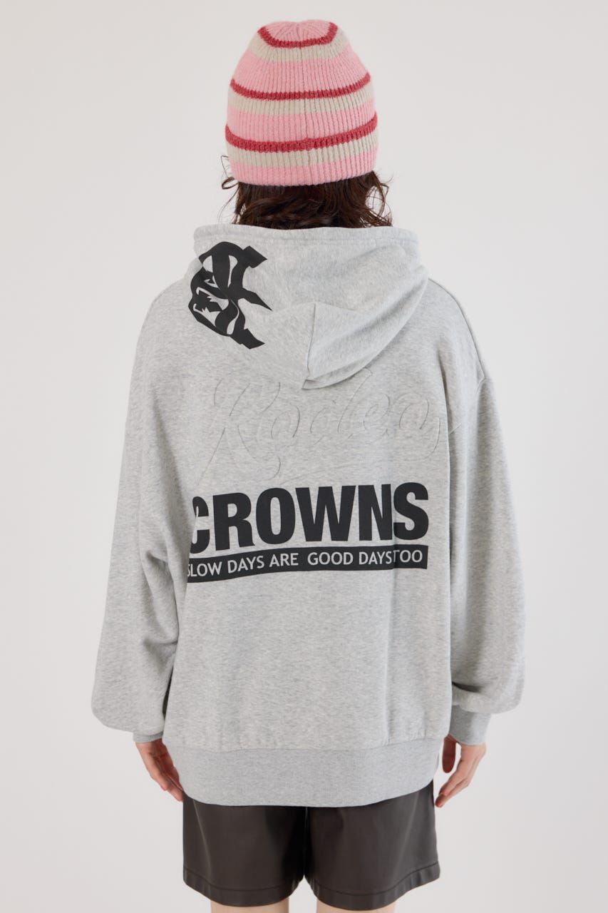 RODEO CROWNS「バックエンボススクリプトロゴパーカー」|パーカー|