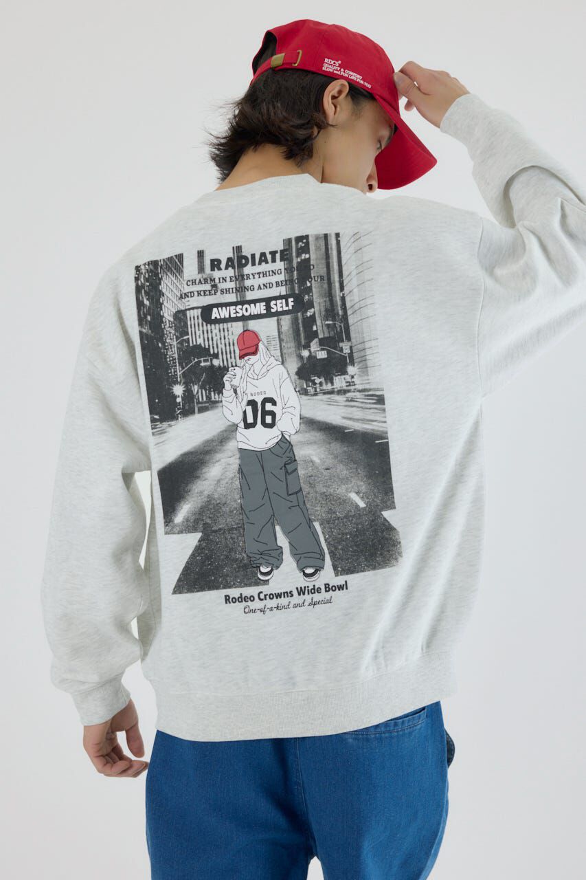 RODEO CROWNS「フィットガールスウェット」|パーカー|L/T.GRY1