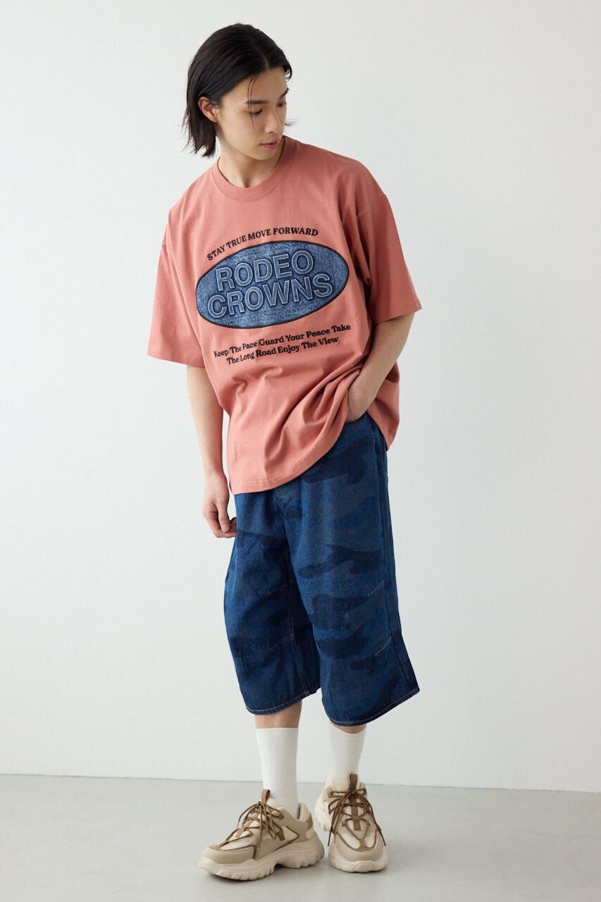 RODEO CROWNS「カモフラデニムバミューダパンツ」|デニム|