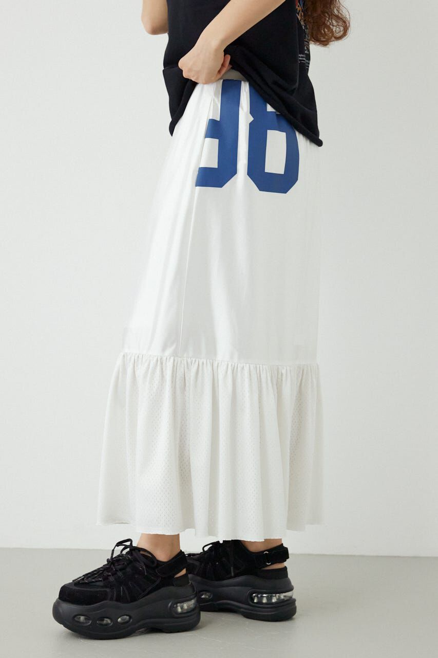 RODEO CROWNS「＜WEB先行アイテム＞リメイク GAMEティアードスカート」|スカート|