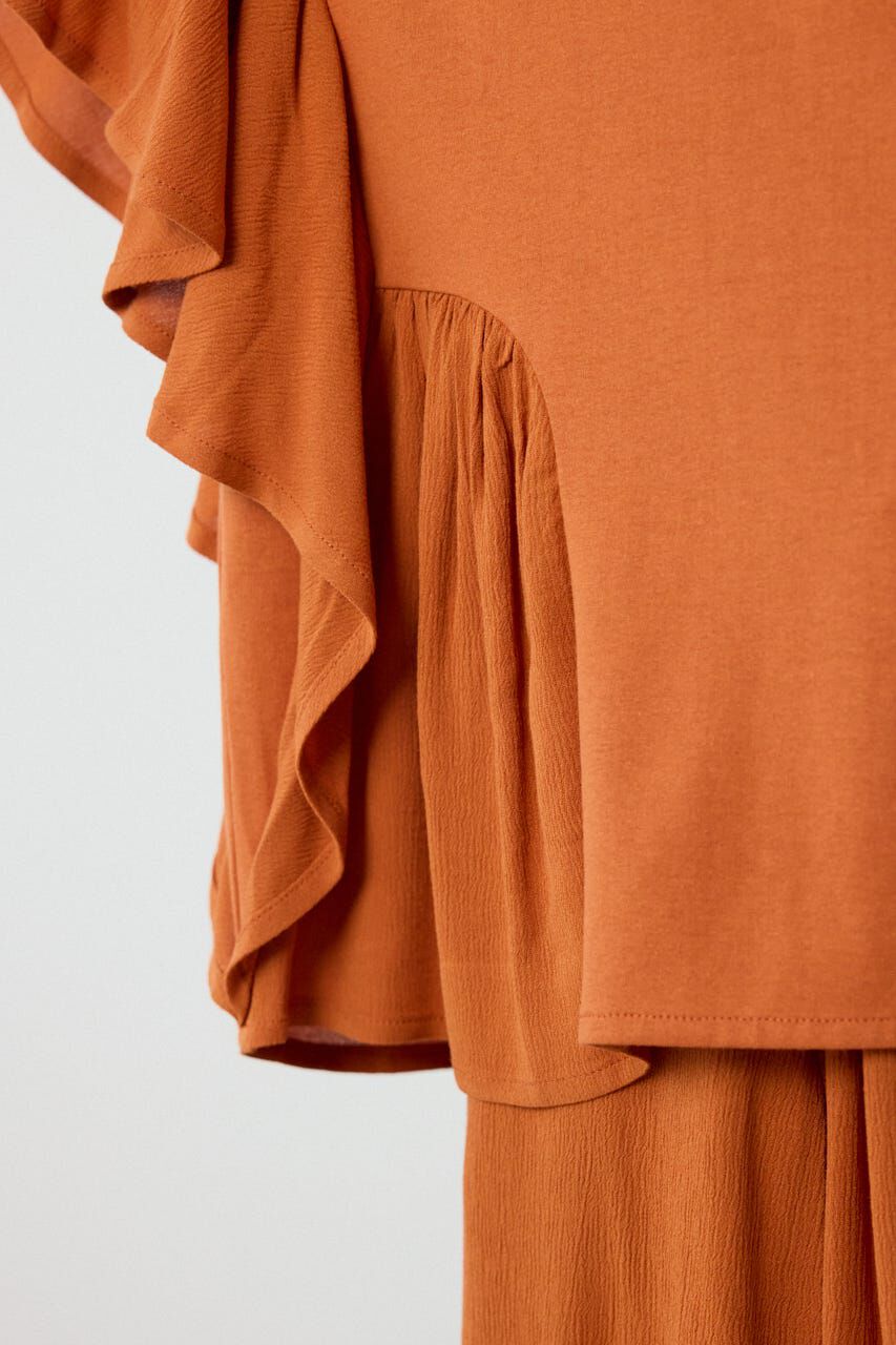 RODEO CROWNS「＜WEB先行アイテム＞レーヨンクレープドッキングフリルトップス」|その他|