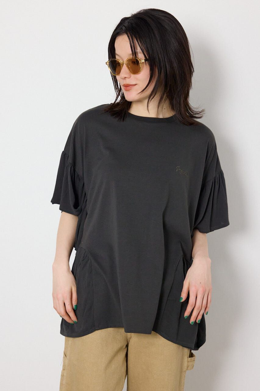 RODEO CROWNS「＜WEB先行アイテム＞レーヨンクレープドッキングフリルトップス」|その他|