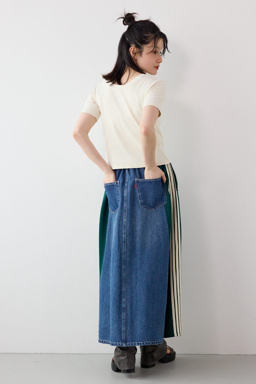 RODEO CROWNS「＜WEB先行アイテム＞ピグメント2wayリブTシャツ」|Tシャツ・カットソー|