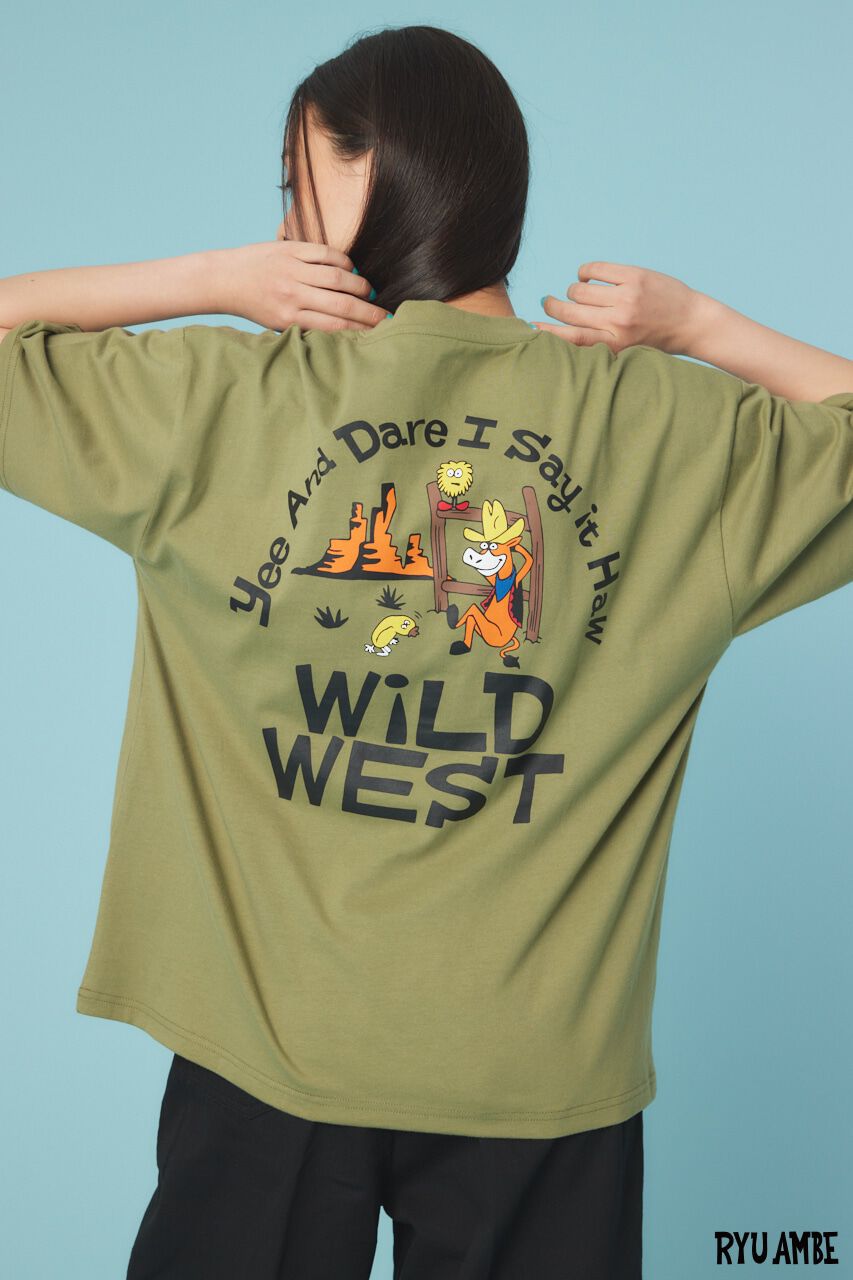 RODEO CROWNS「(Ryu Ambe)MOTIF刺繍Tシャツ」|Tシャツ・カットソー|