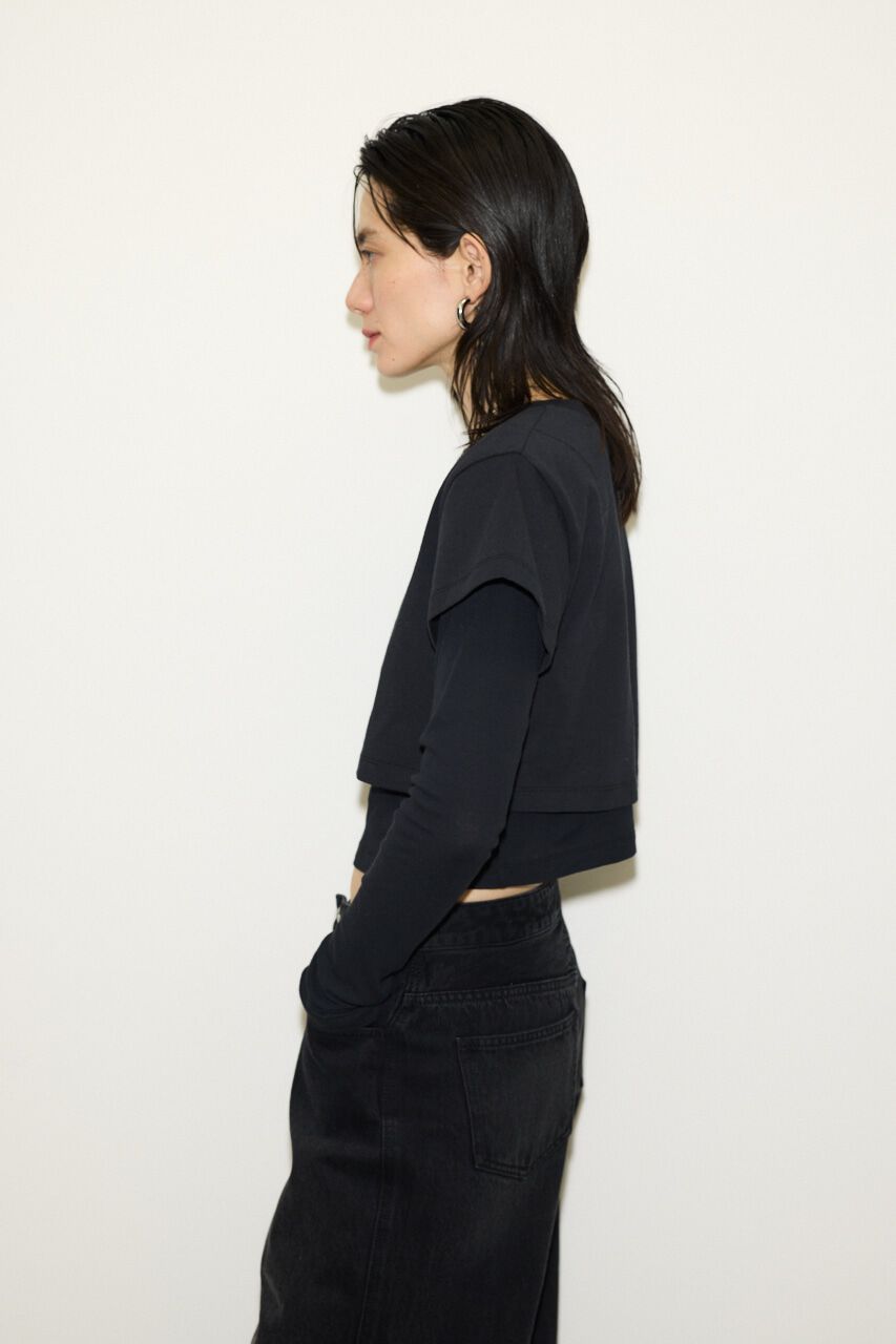 SLY「2P LAYERED トップス」|Tシャツ・カットソー|