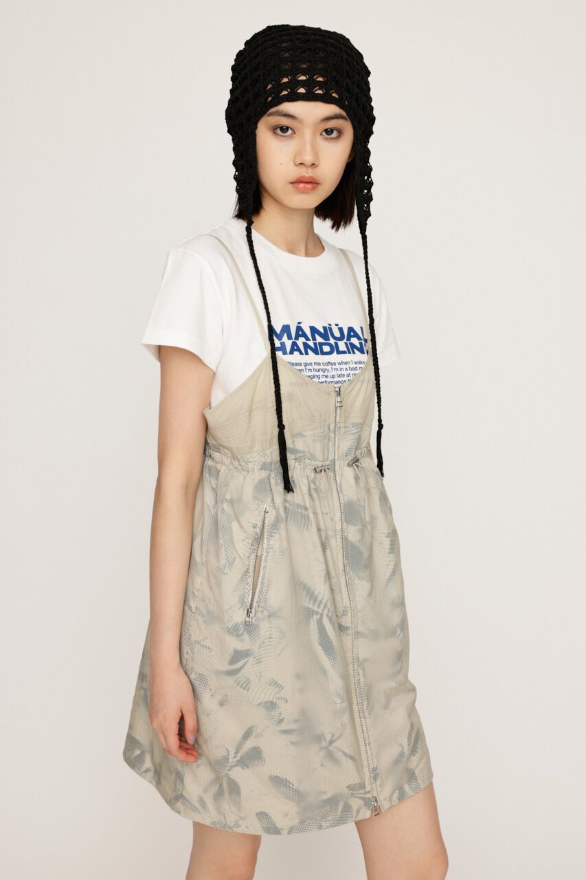 SLY「SHEER CAMI ZIP ドレス」|ワンピース|
