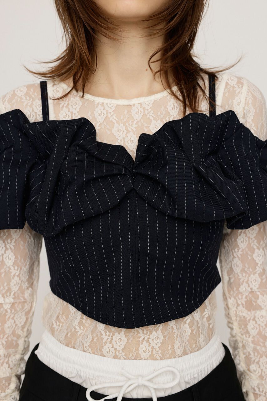 SLY「BALLON SLEEVE CAMI BUSTIER」|キャミソール|