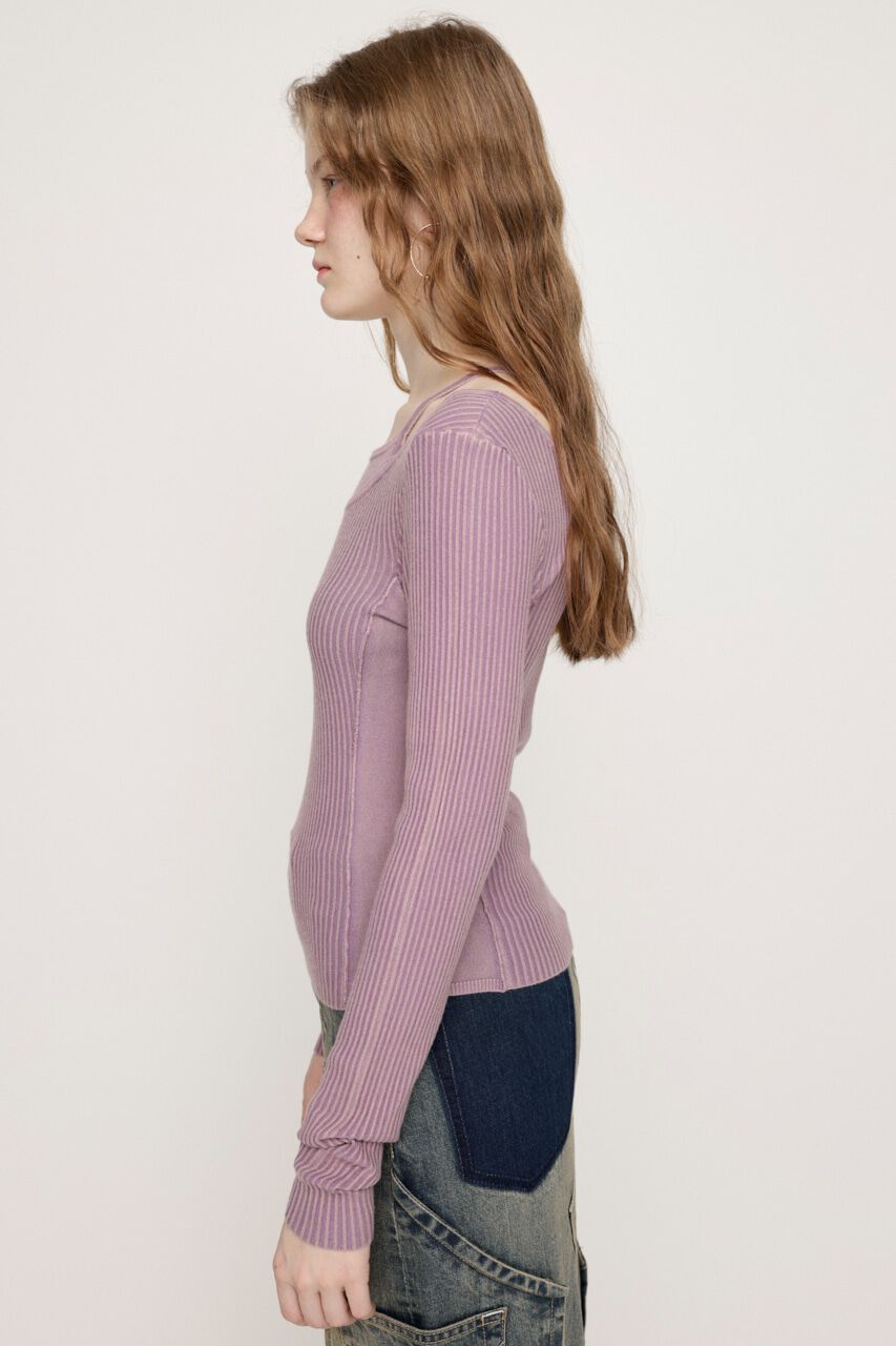 SLY「LAYER WASHED KNIT トップス」|ニット・セーター|