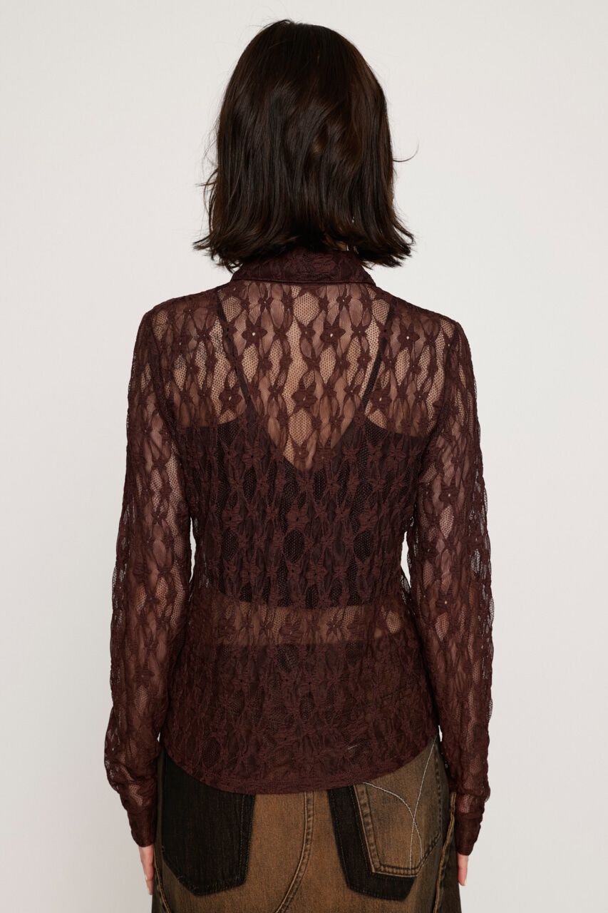 SLY「LACE COMPACT シャツ」|シャツ・ブラウス|