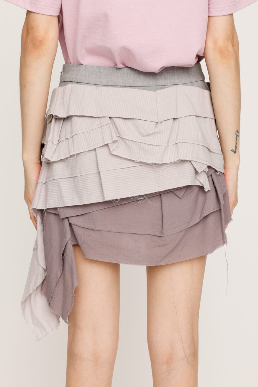 SLY「FRILL DRAPE スコート」|スカート|