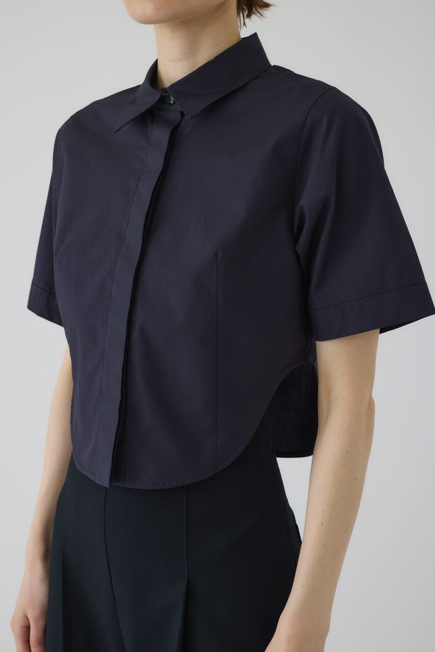 RIM.ARK 「Round hem short SH」|シャツ・ブラウス|