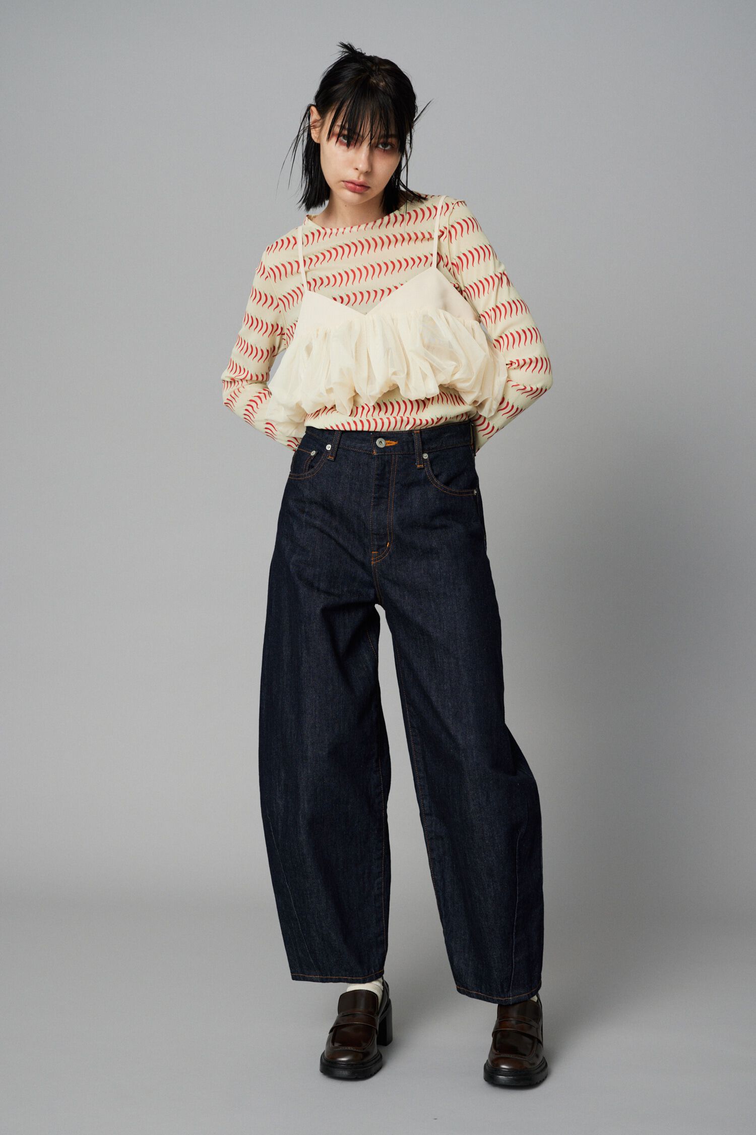 HeRIN.CYE「Balloon bustier」|シャツ・ブラウス|