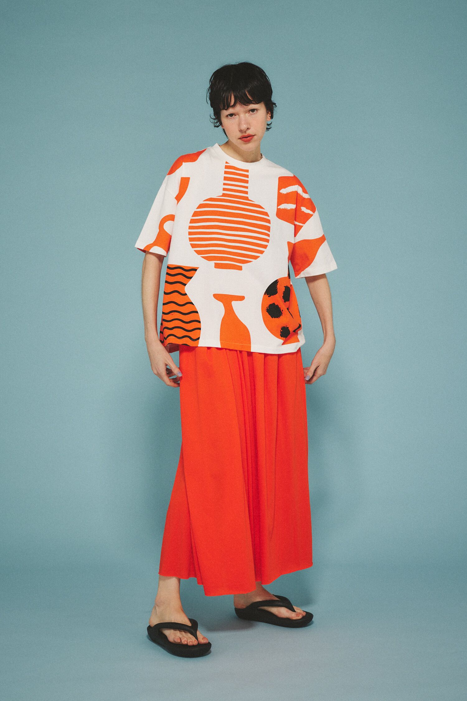 HeRIN.CYE「Cut flare skirt」|スカート|