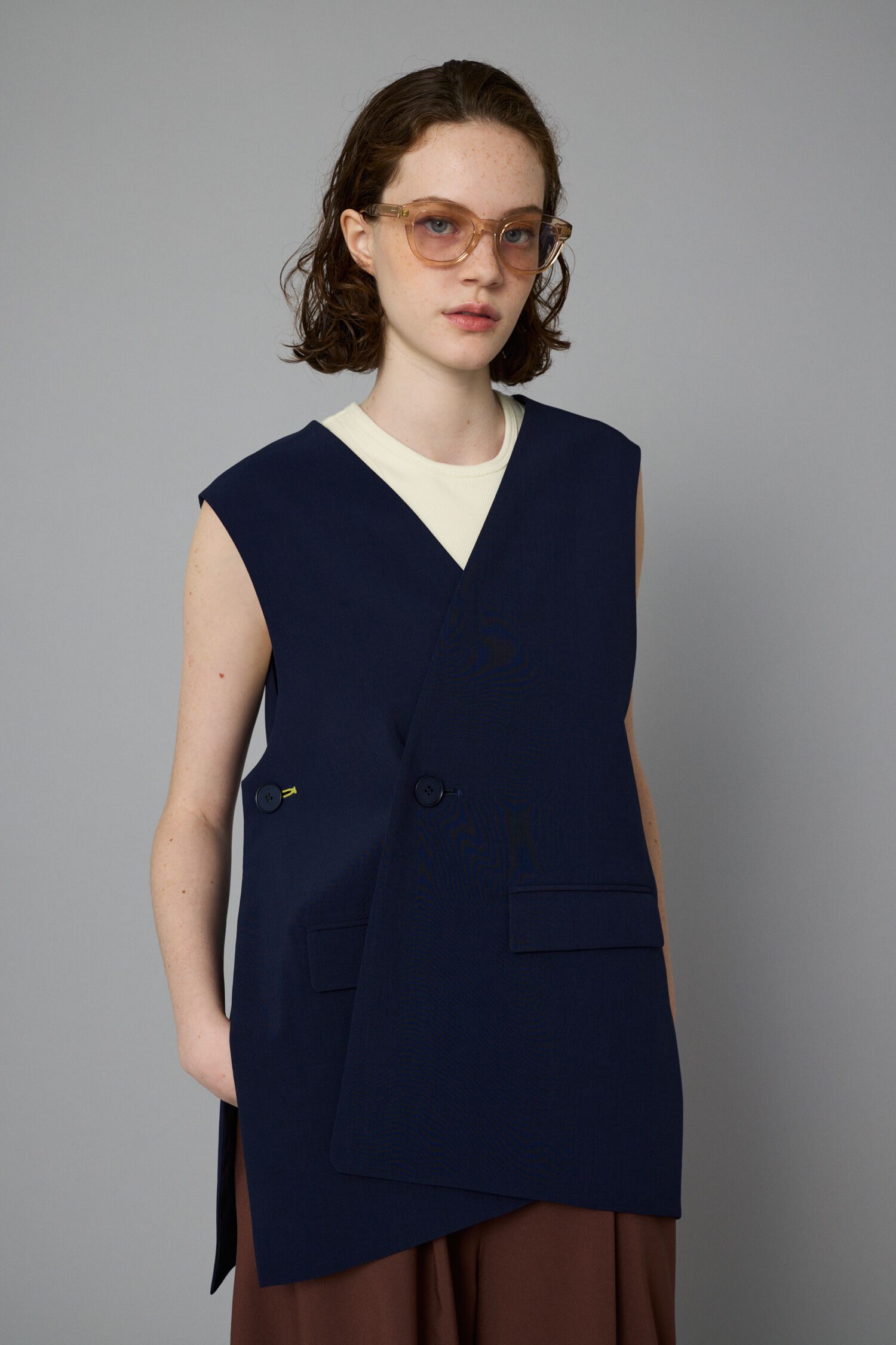 HeRIN.CYE「Many way vest」|シャツ・ブラウス|