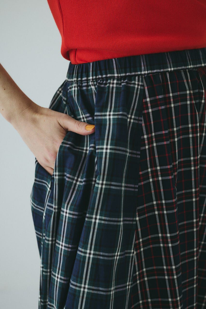 HeRIN.CYE「Asymmetry hem skirt」|スカート|