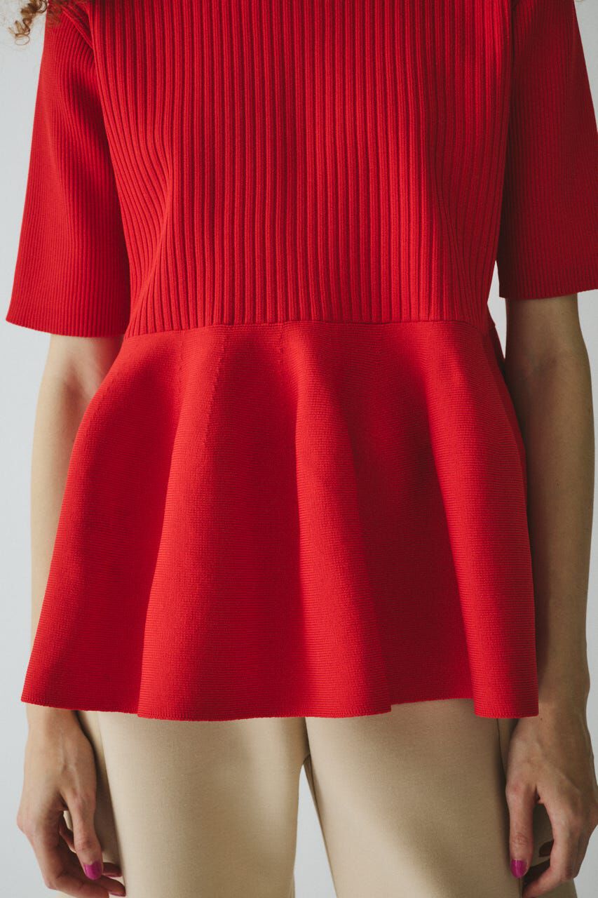 HeRIN.CYE「Flare hem knit tops」|ニット・セーター|