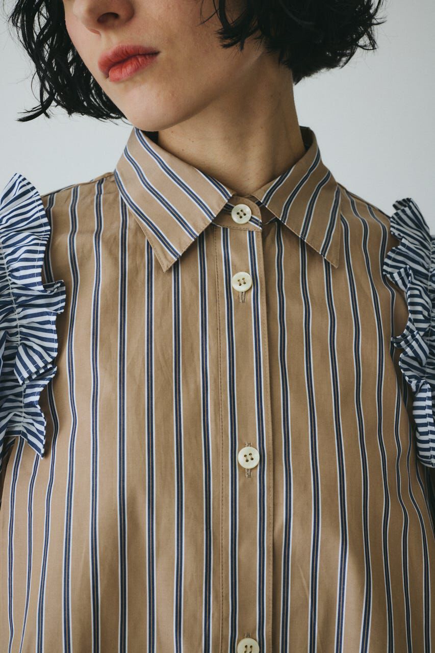 HeRIN.CYE「Frill sleeve shirt」|シャツ・ブラウス|