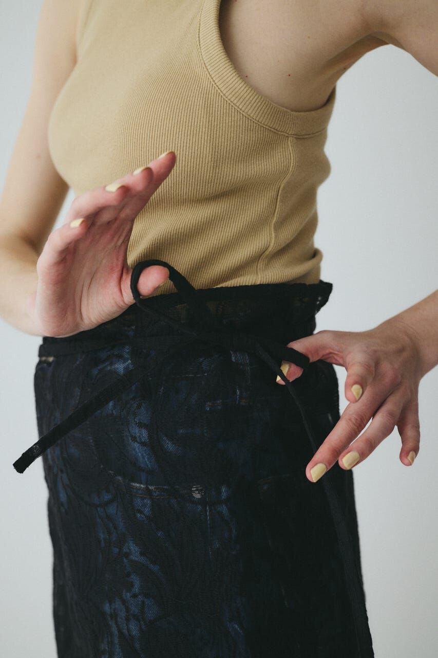 HeRIN.CYE「Lace wrap skirt」|スカート|