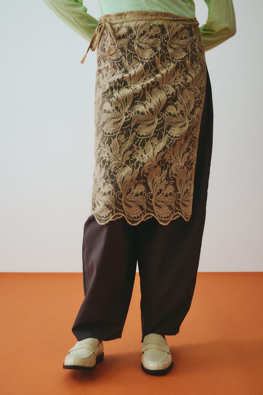 HeRIN.CYE「Lace wrap skirt」|スカート|