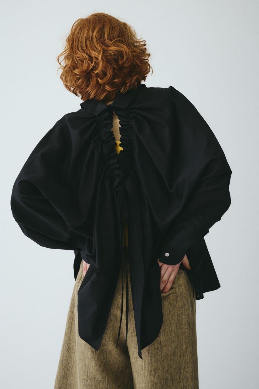 HeRIN.CYE「Back shirring shirt」|シャツ・ブラウス|