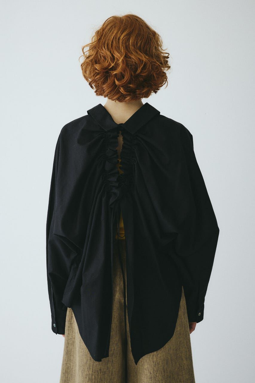 HeRIN.CYE「Back shirring shirt」|シャツ・ブラウス|