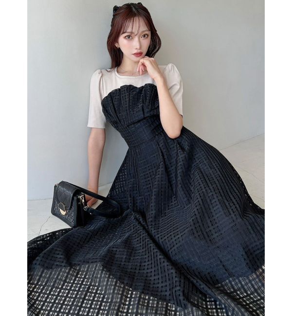 RESEXXY「バルーンヘムドッキングワンピース」|ワンピース|