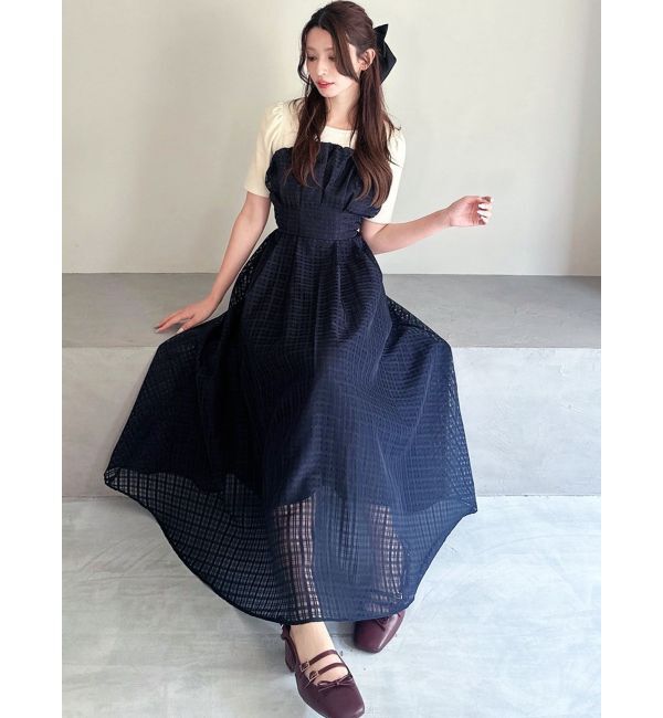 RESEXXY「バルーンヘムドッキングワンピース」|ワンピース|