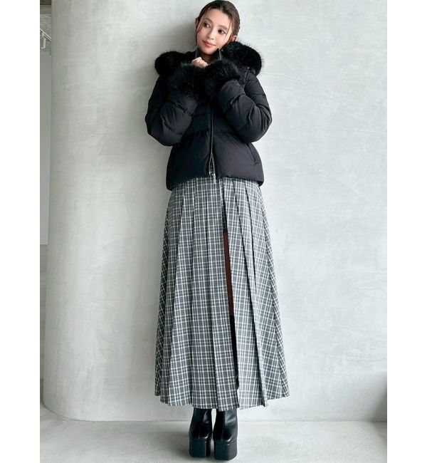 RESEXXY「ワイドプリーツレイヤードフレアスカート」|スカート|