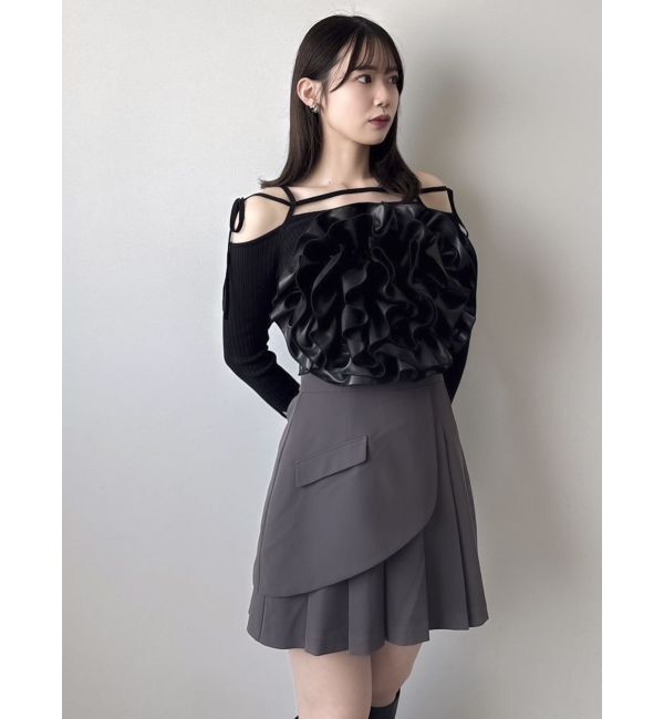 dazzlin「モチーフフラワービスチェ」|キャミソール|