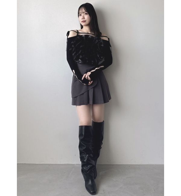 dazzlin「モチーフフラワービスチェ」|キャミソール|